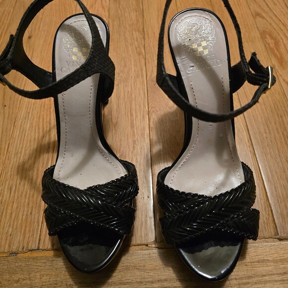 Vince Camuto Black Stiletto Sandals/Heels - Size 7.5 - Picture 1 of 8